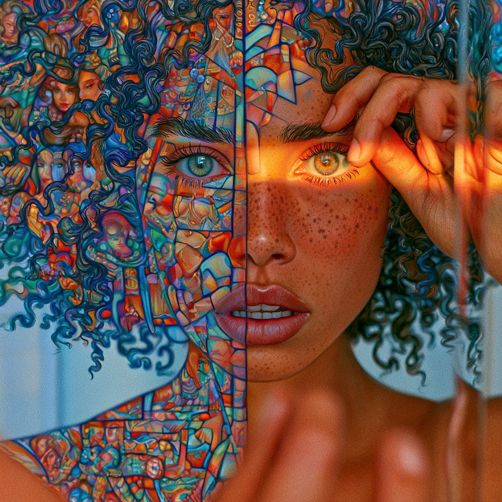 the mirror sees