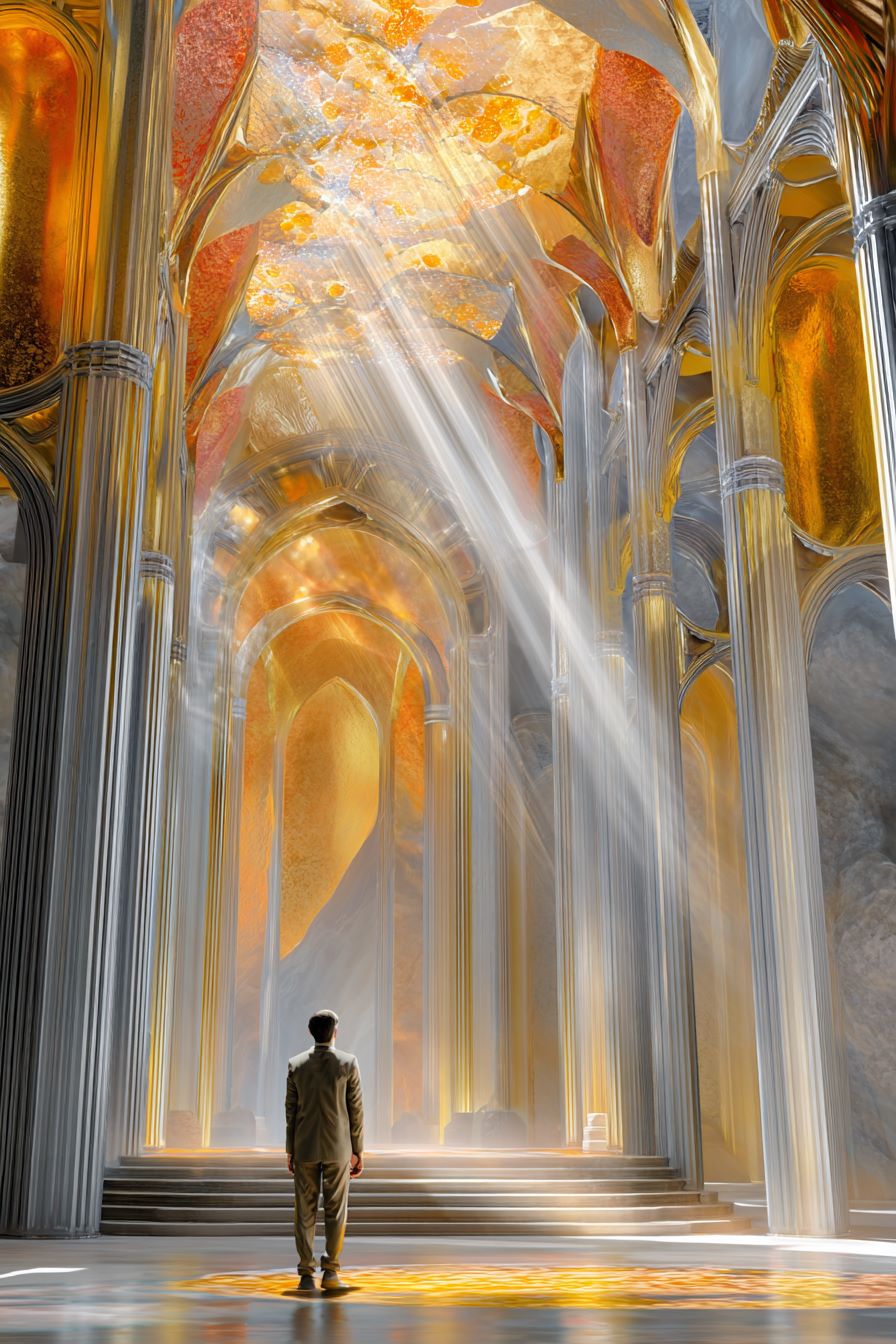 stone and stained glass